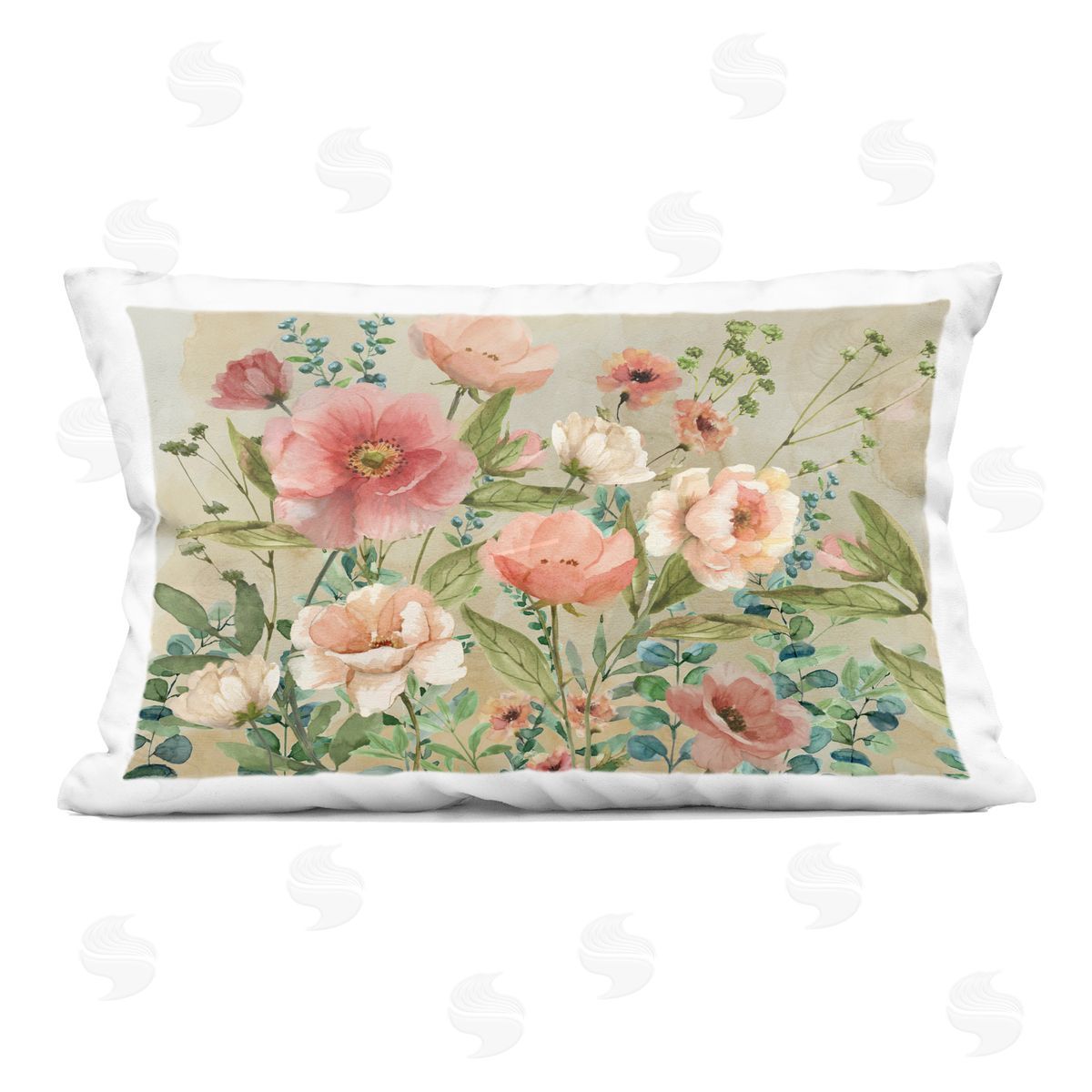Nan Floral Surprise Garden Indoor Printed Pillow Art