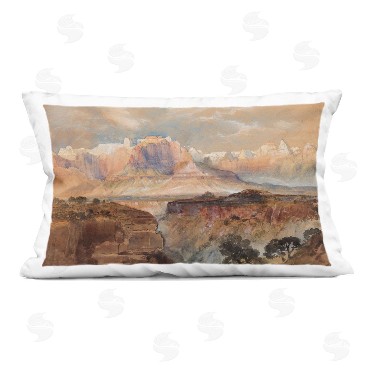 Corinne Haig Vast and Distant Canyon Indoor Printed Throw Pillow