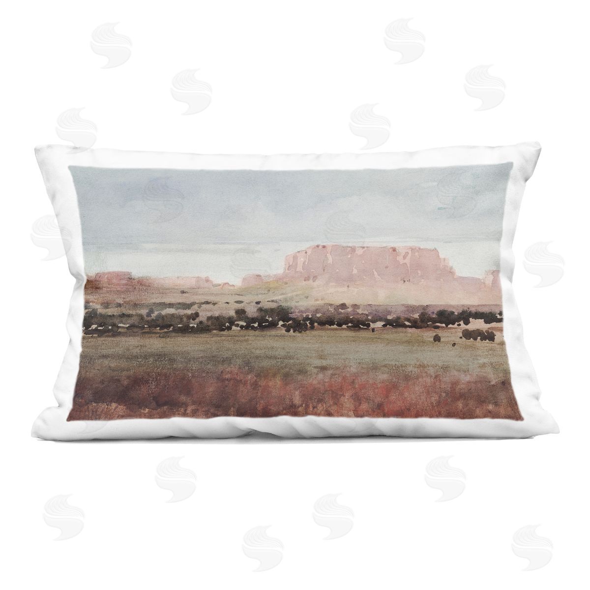 Corinne Haig Earthy Canyon Mesa Indoor Printed Throw Pillow