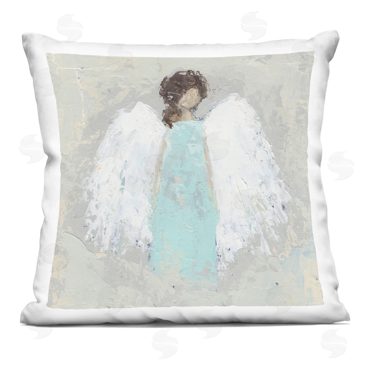 Cassandra Cushman Soft Angel Impression Plush Polyester Art Print Pillow