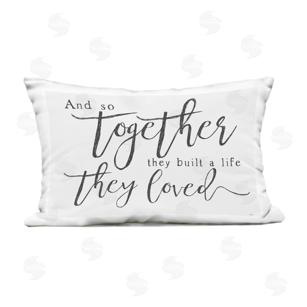 Lux + Me Designs Together A Life they Loved Outdoor Printed Throw Pillow