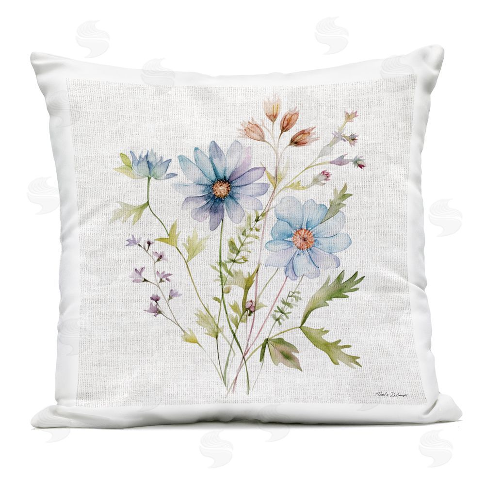 Nicole DeCamp Wild Floral Botanical Bundle Outdoor Printed Throw Pillow