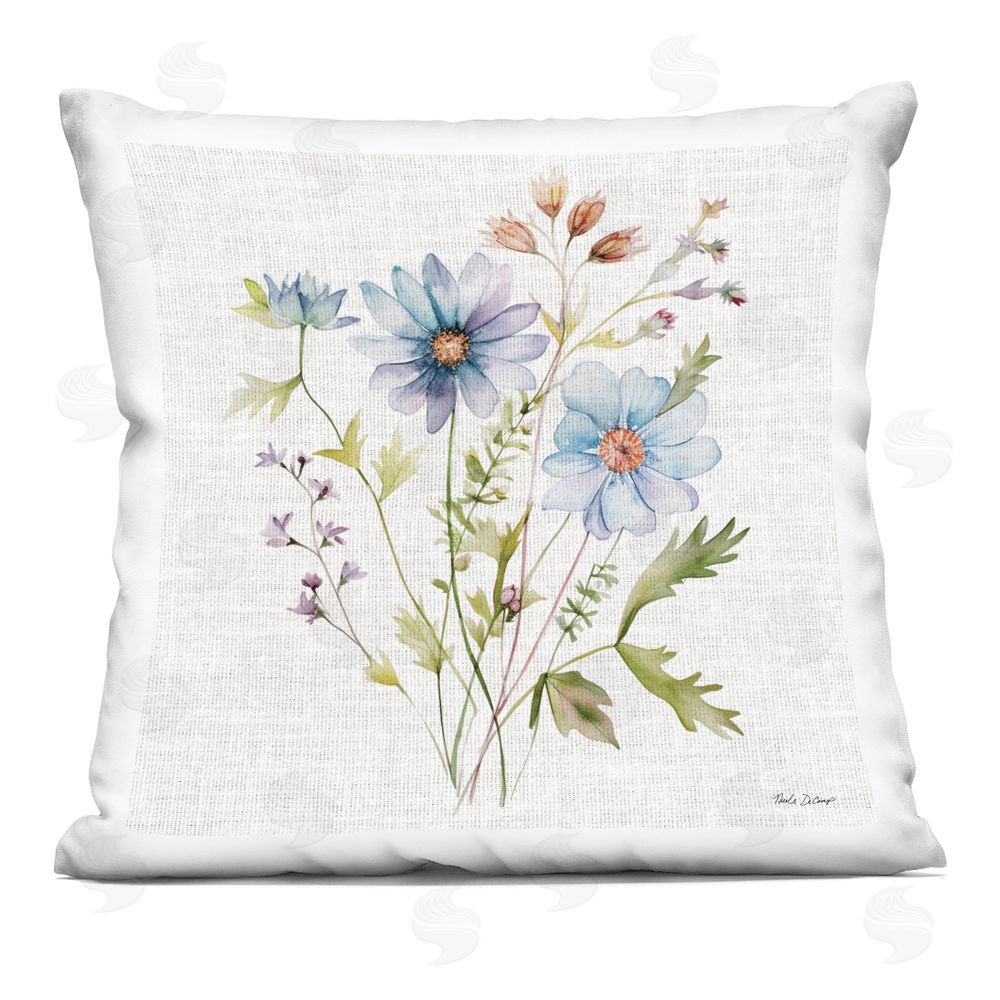 Nicole DeCamp Wild Floral Botanical Bundle Indoor Printed Throw Pillow
