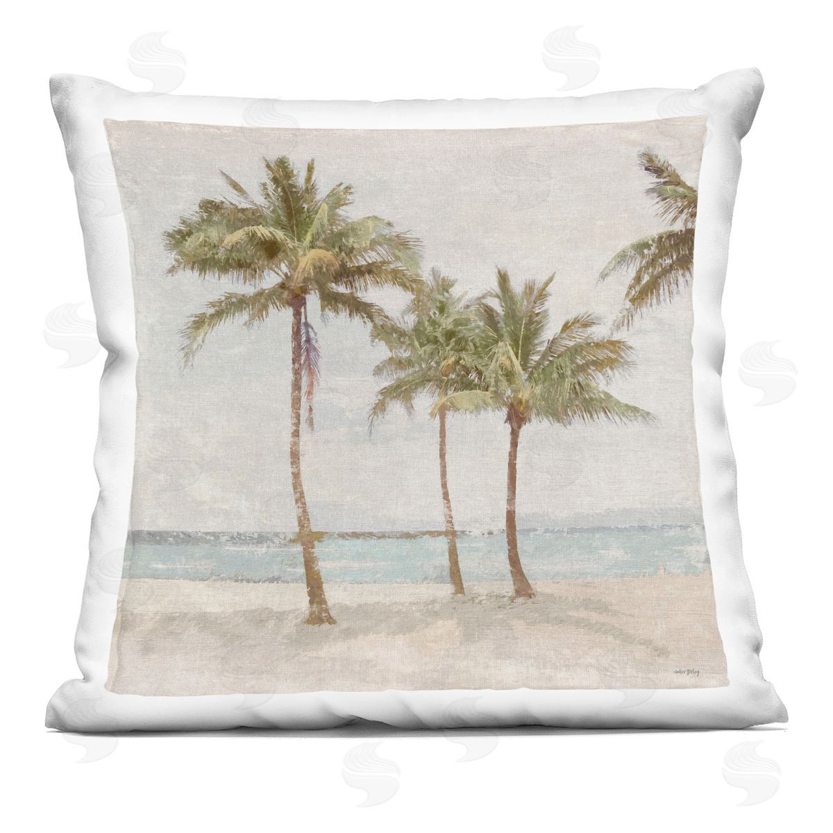 Amber Sterling My Favorite Beach Spot Indoor Printed Throw Pillow