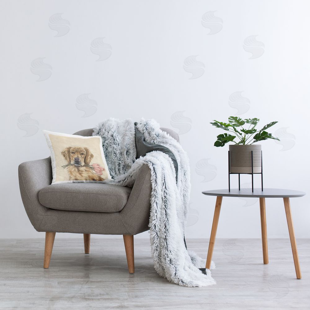 Sara G. Designs These Are For You Printed Indoor Throw Pillow in Room