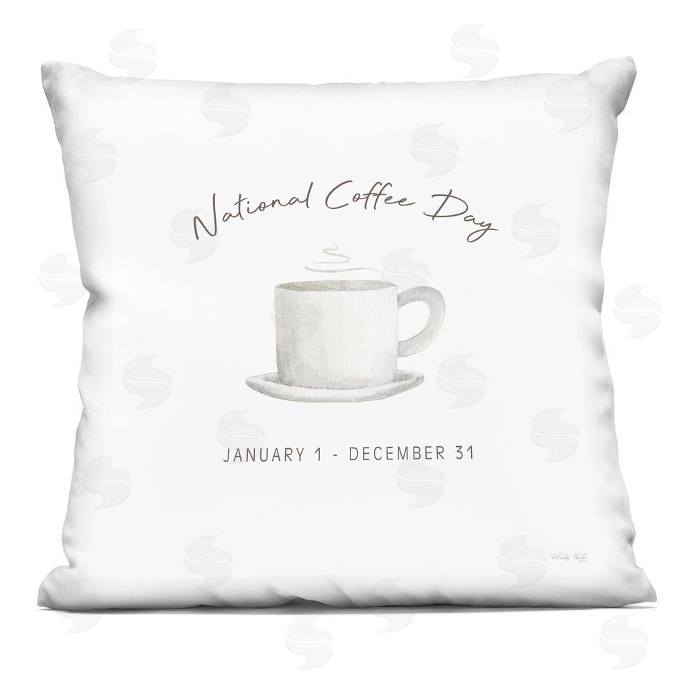 Cindy Jacobs Everyday National Coffee Day Indoor Printed Throw Pillow