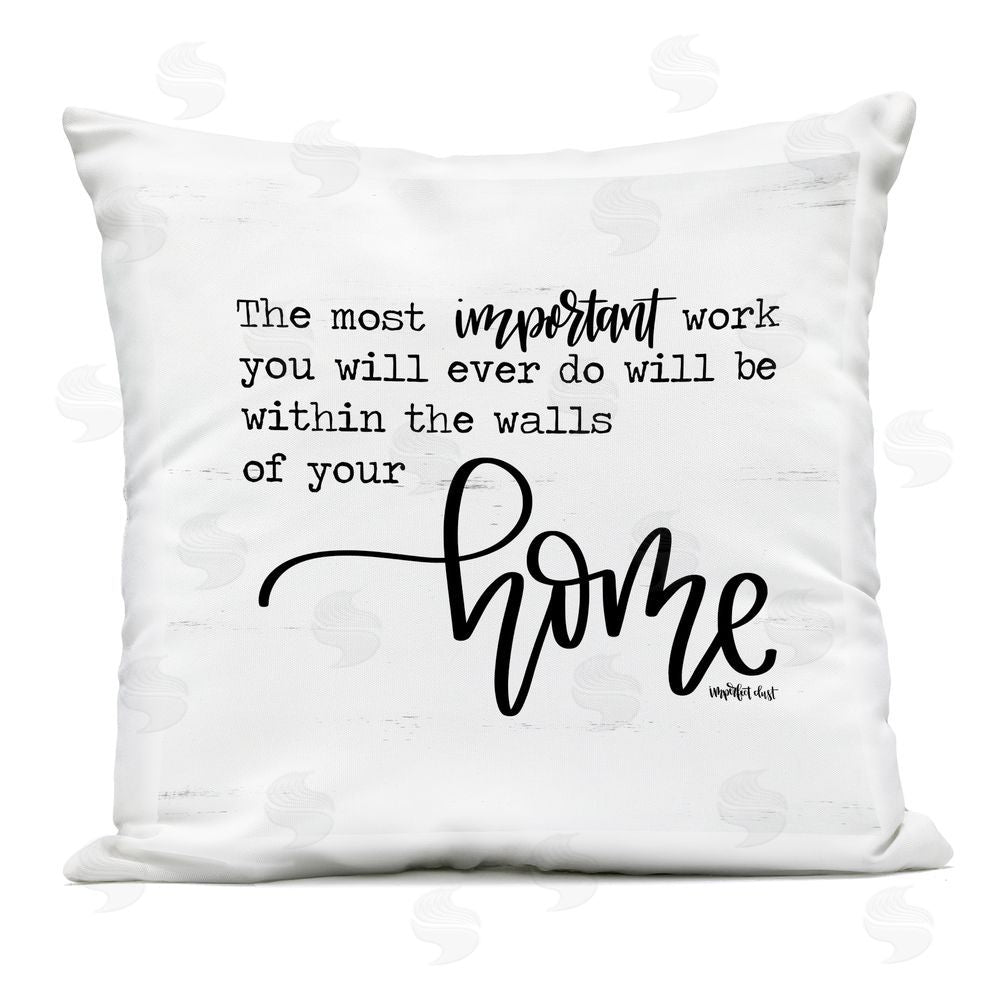 Imperfect Dust Within Walls of Your Home Outdoor Printed Throw Pillow