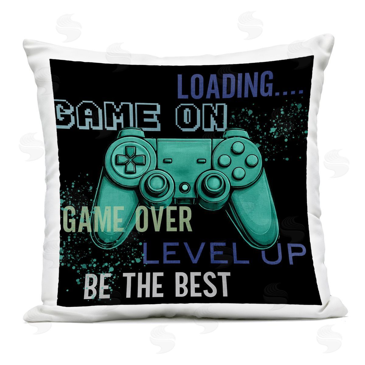 Kim Allen Game On Level Up Controller Outdoor Printed Throw Pillow