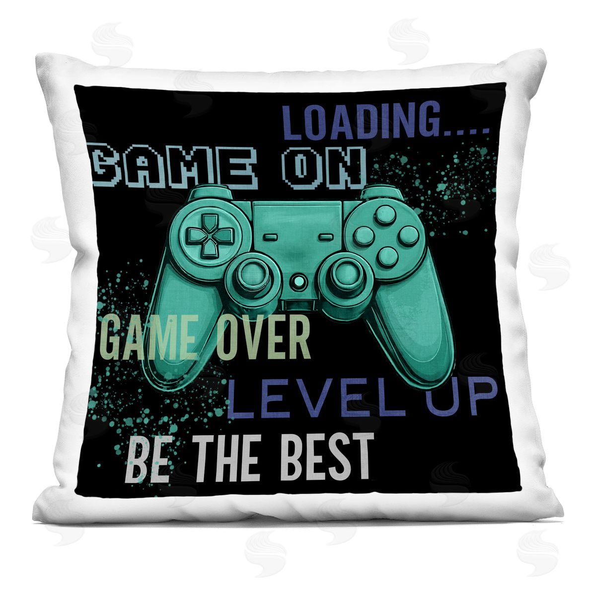 Kim Allen Game On Level Up Controller Indoor Printed Throw Pillow