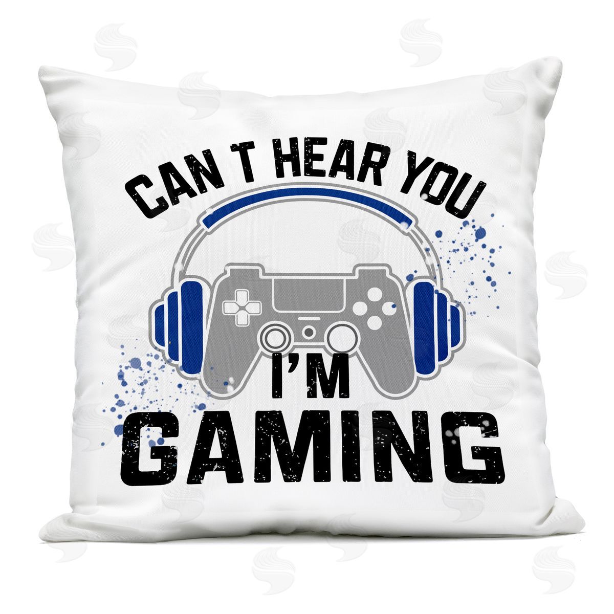 Kim Allen Can't Hear Gaming Outdoor Printed Throw Pillow