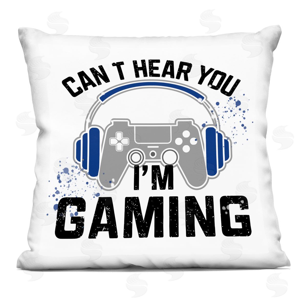 Kim Allen Can't Hear Gaming Indoor Printed Throw Pillow