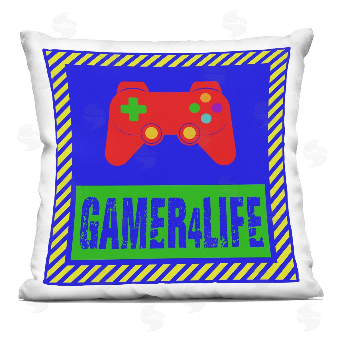 Marcus Prime Gamer 4 Life  Indoor Printed Throw Pillow