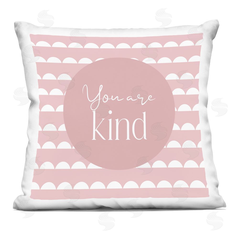 Christine Simpson Art You Are Kind Affirmation Indoor Printed Throw Pillow