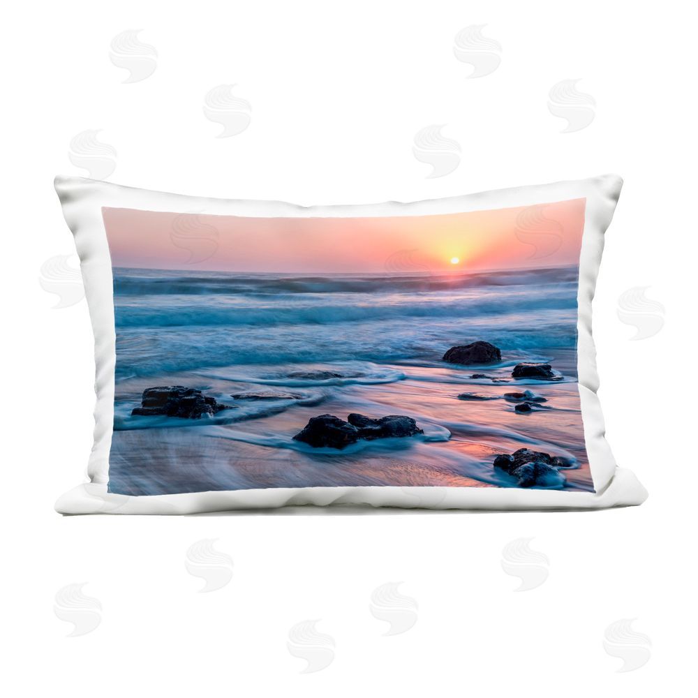 Jon Evan Life Always Changes Seascape Outdoor Printed Throw Pillow