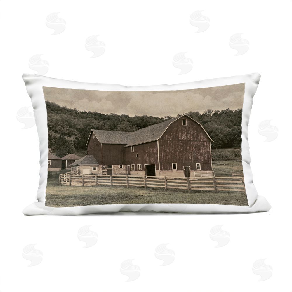 Marcus Prime Tender Living Space Barn Outdoor Printed Throw Pillow