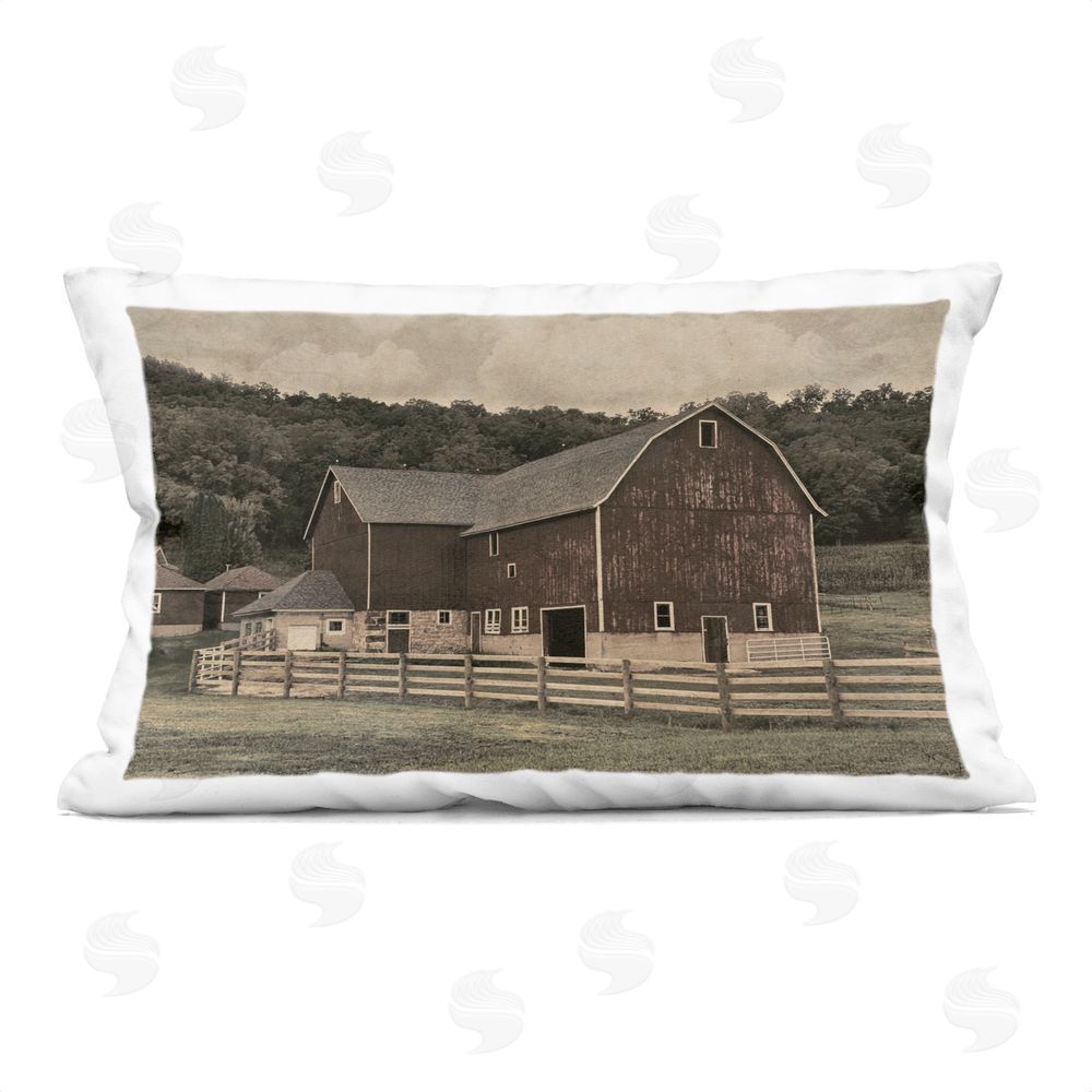 Marcus Prime Tender Living Space Barn Printed Throw Pillow