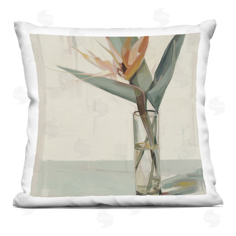 Svetlana Aleynikova Exotic Island Bloom Printed Throw Pillow 