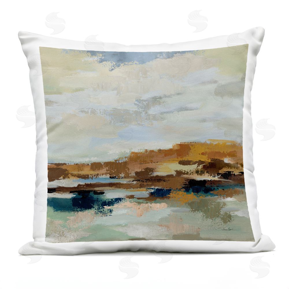 Silvia Vassileva American West Distortion Outdoor Printed Throw Pillow