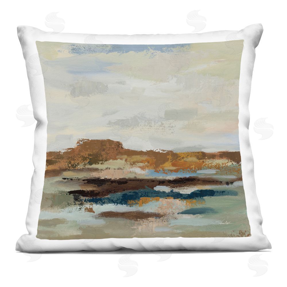 Silvia Vassileva American West Abstract Printed Throw Pillow 
