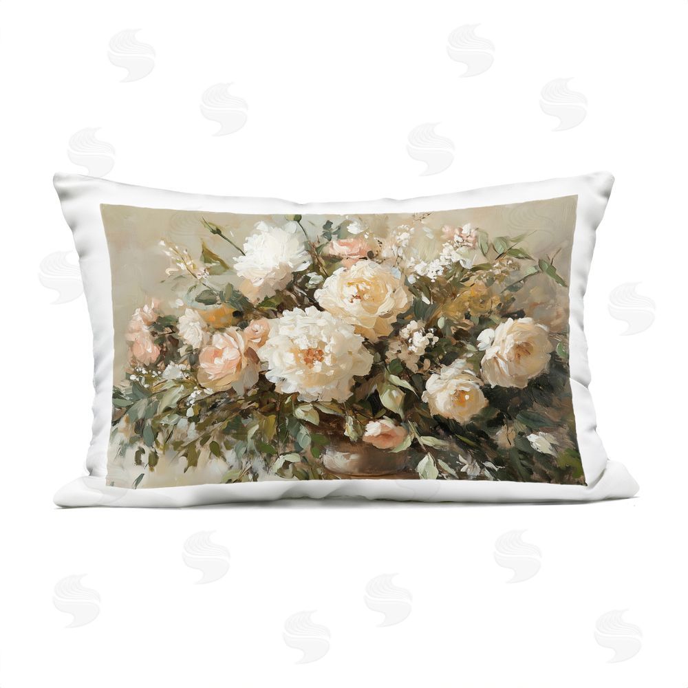 Heidi Kuntz Secret Garden Arrangement Outdoor Printed Throw Pillow