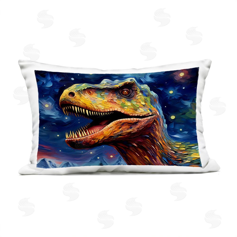 Creative Studio Starry Sky Dinosaur Outdoor Printed Throw Pillow