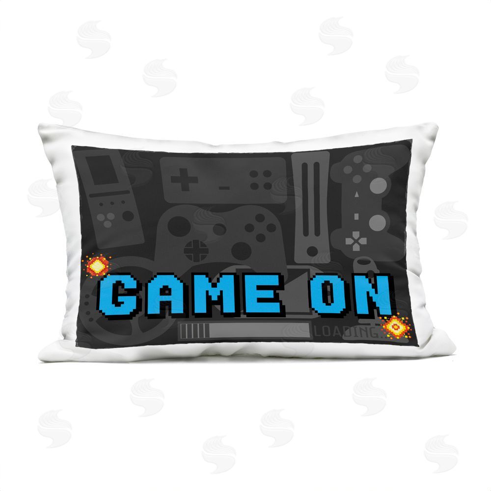 Kim Allen Game On Arcade Outdoor Printed Throw Pillow