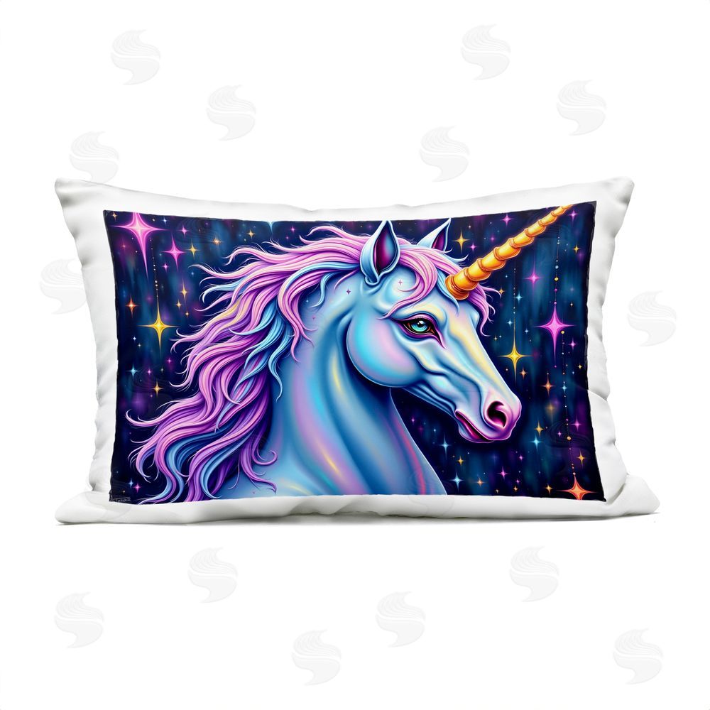 Tabz Jones Star Dancer Unicorn Outdoor Printed Throw Pillow