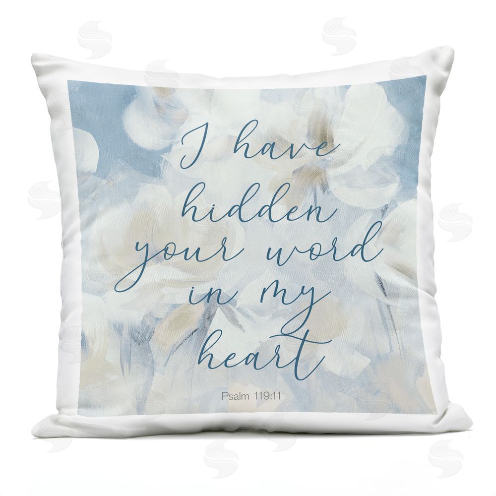 Lanie Loreth Your Word In My Heart Outdoor Printed Throw Pillow
