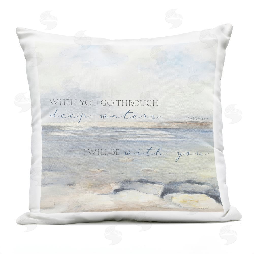 Lanie Loreth I Will Be With You Proverb Outdoor Printed Throw Pillow