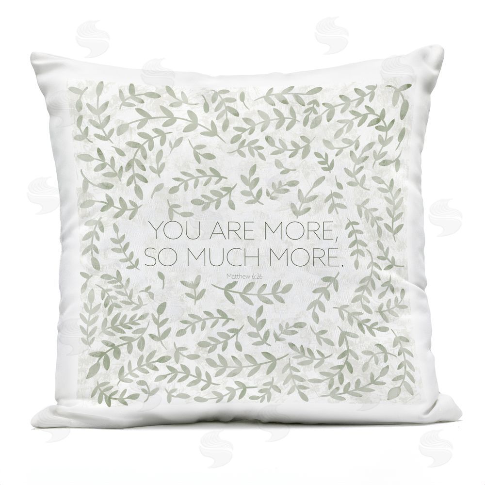 SD Graphics Studio So Much More Proverb Outdoor Printed Throw Pillow