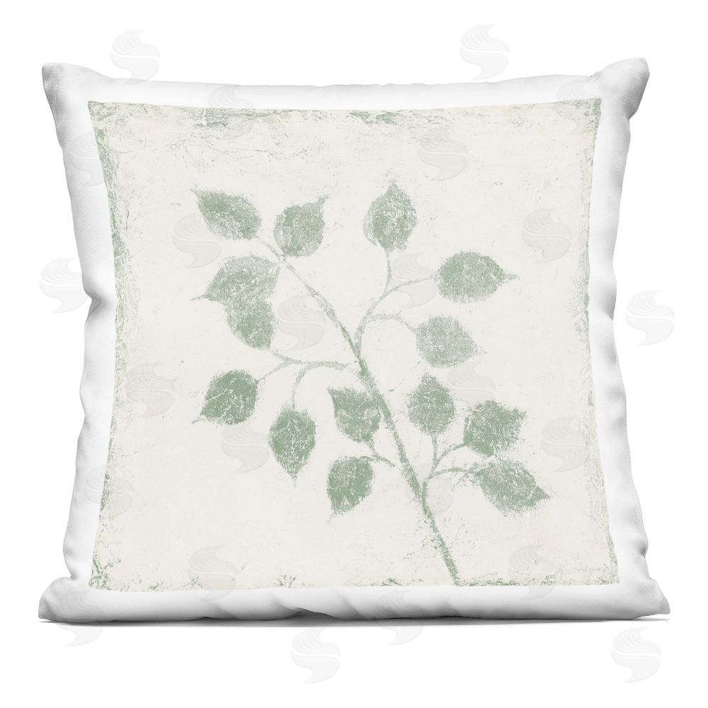Michael Marcon Cozy November Leaves Printed Throw Pillow 