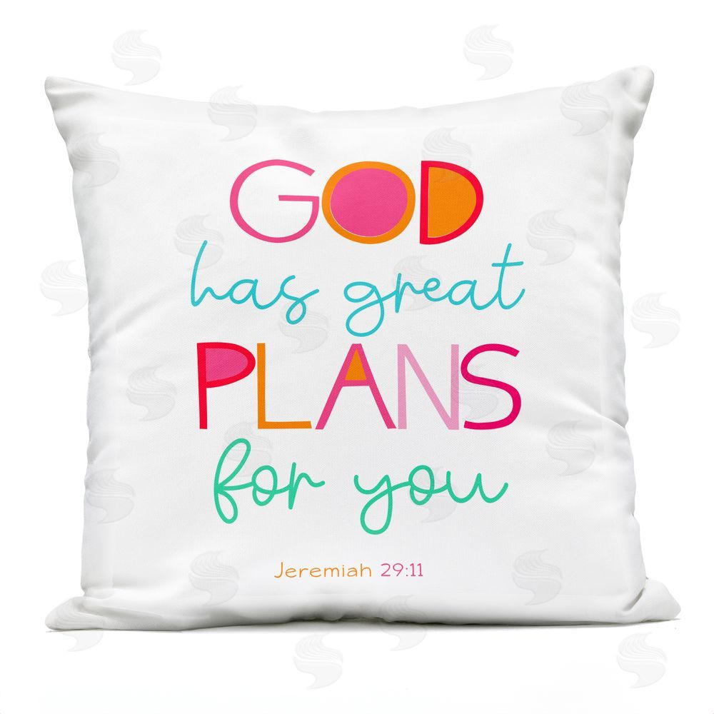 SD Graphics Studio Whimsical God's Plans For You Outdoor Printed Throw Pillow