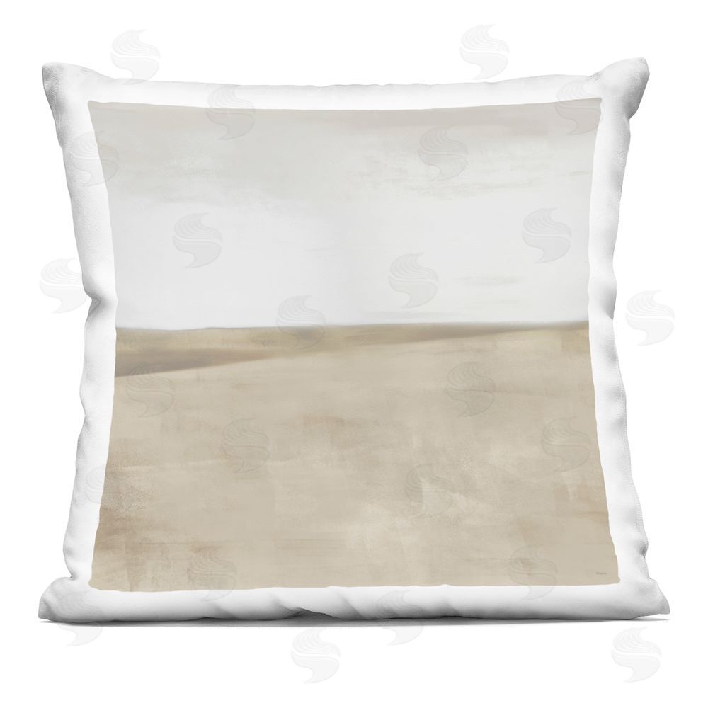 Dan Meneely Muted Smooth Hills Printed Throw Pillow 