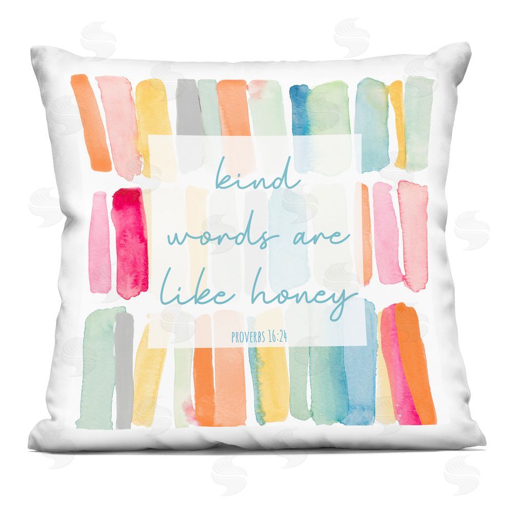 Lanie Loreth Kind Words Like Honey Printed Throw Pillow 