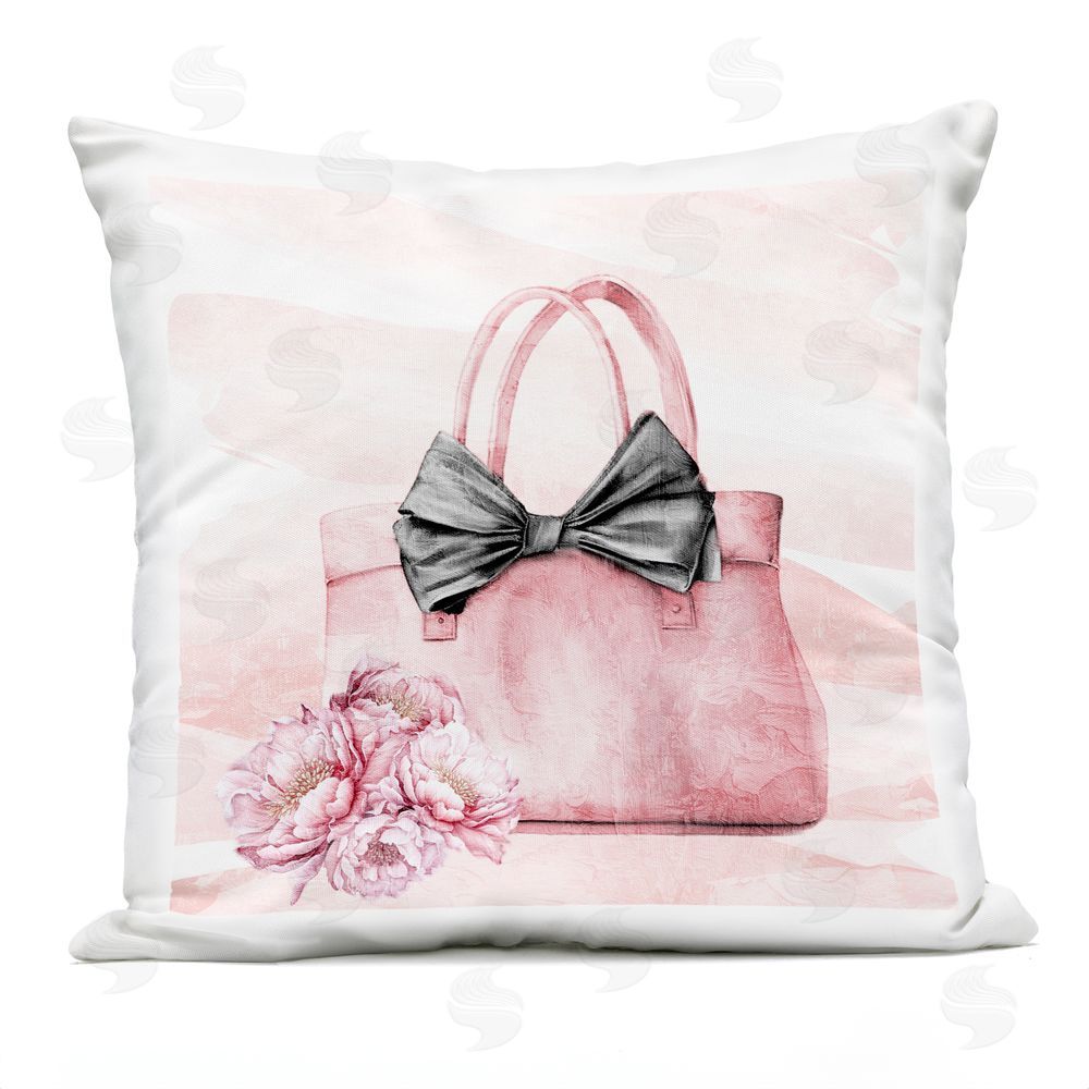 Kim Allen Blush Glam Time Bag Outdoor Quick-Dry Polyester Square Throw Pillow