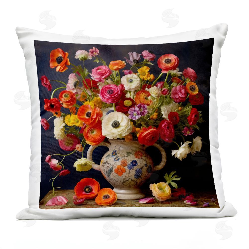 Lazar Studio Harmonious Bouquet Composition Outdoor Square Printed Throw Pillow