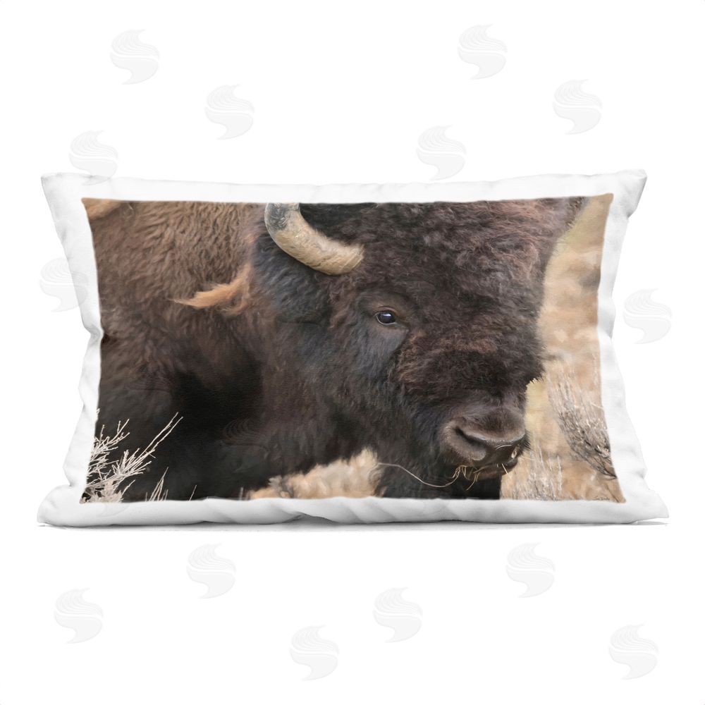 Lori Deiter Spirit Of The Plains Indoor Plush Polyester Lumbar Pillow