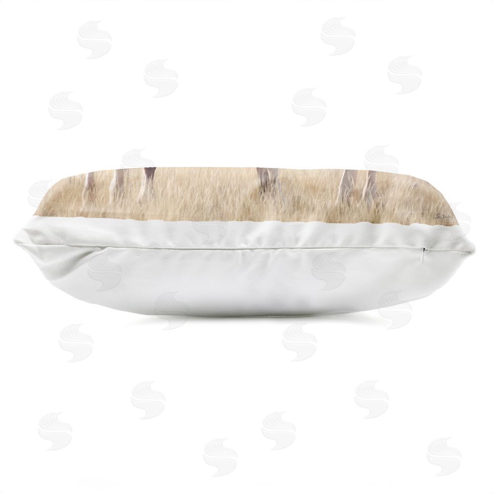 Lori Deiter A Mother's Equine Love Outdoor Quick-Dry Polyester Lumbar Pillow Zipper Detail