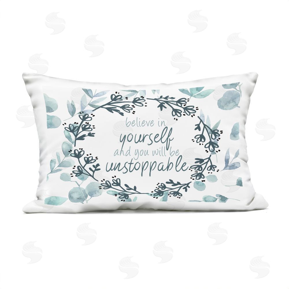 Kim Allen You Will Be Unstoppable Outdoor Quick-Dry Polyester Lumbar Pillow