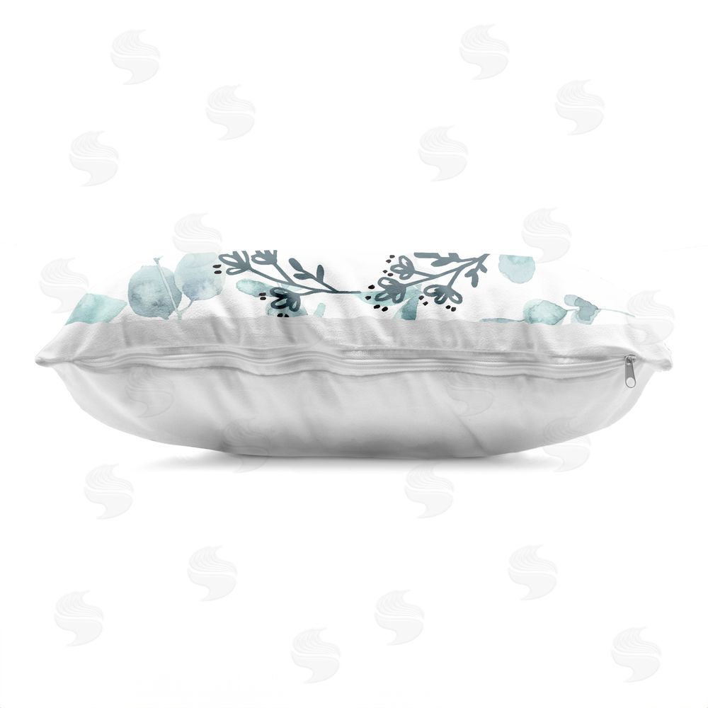 Kim Allen You Will Be Unstoppable Indoor Plush Polyester Lumbar Pillow Zipper Detail
