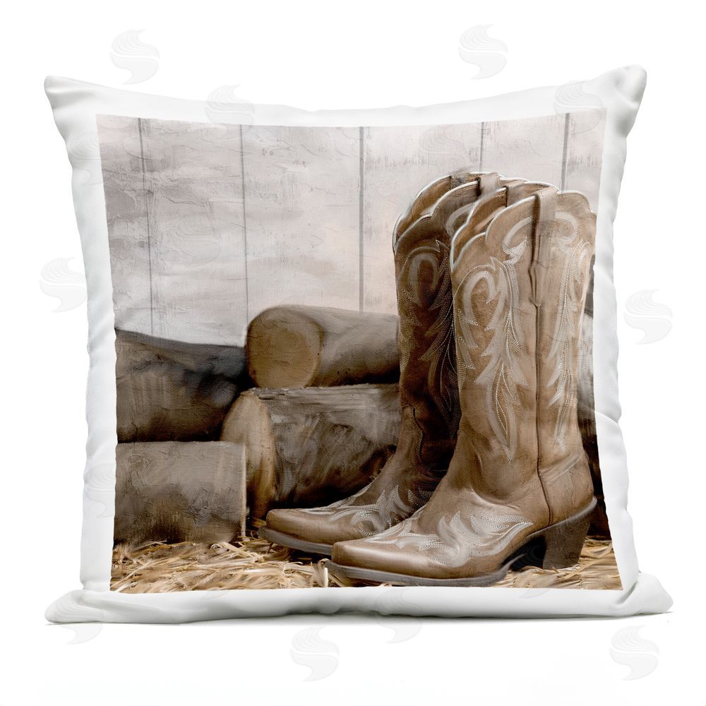 Kim Allen Kick Off Your Boots Outdoor Quick-Dry Polyester Square Throw Pillow
