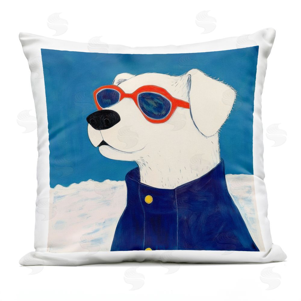 YASHNA Sunglasses Hound In The Sun Outdoor Quick-Dry Polyester Square Throw Pillow