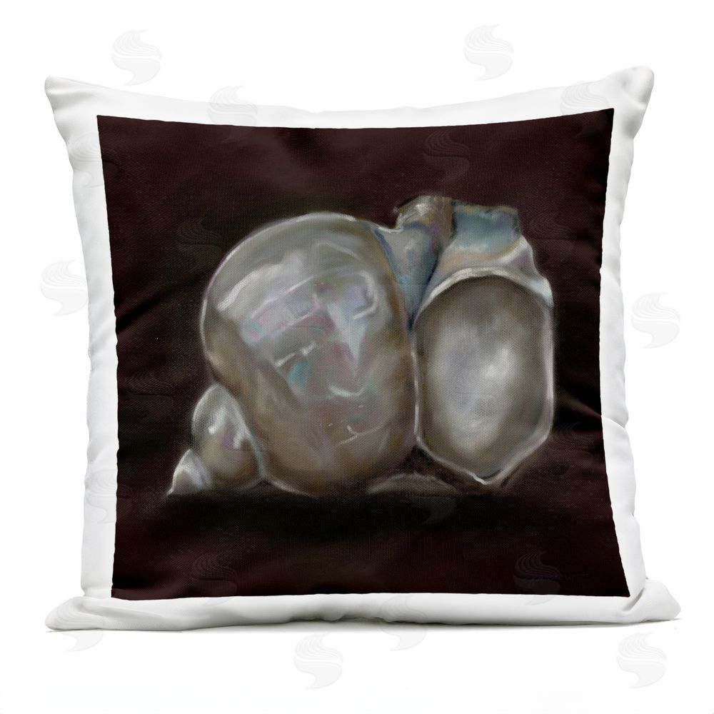 Mary Sparrow Treasure Of Sea Shell Outdoor Square Printed Throw Pillow