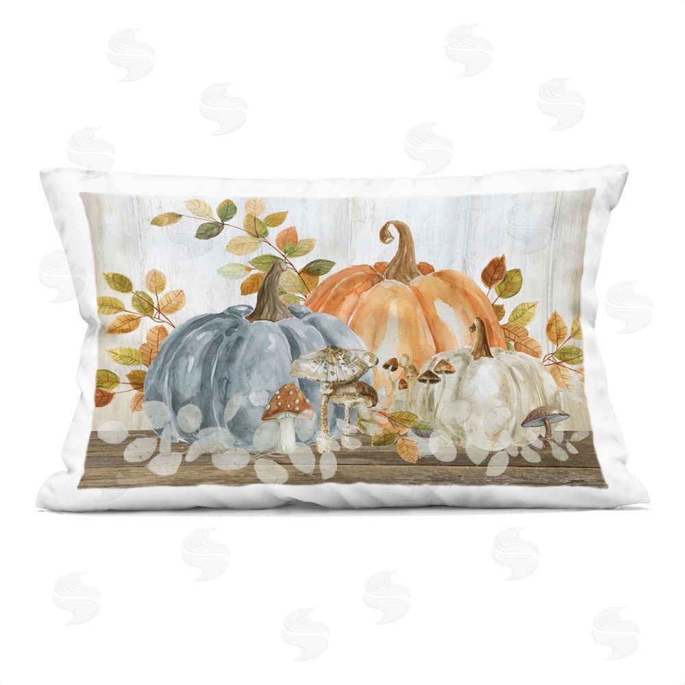 Livi and Finn Harvest Of Autumn Foliage Rectugular Printed Throw Pillow