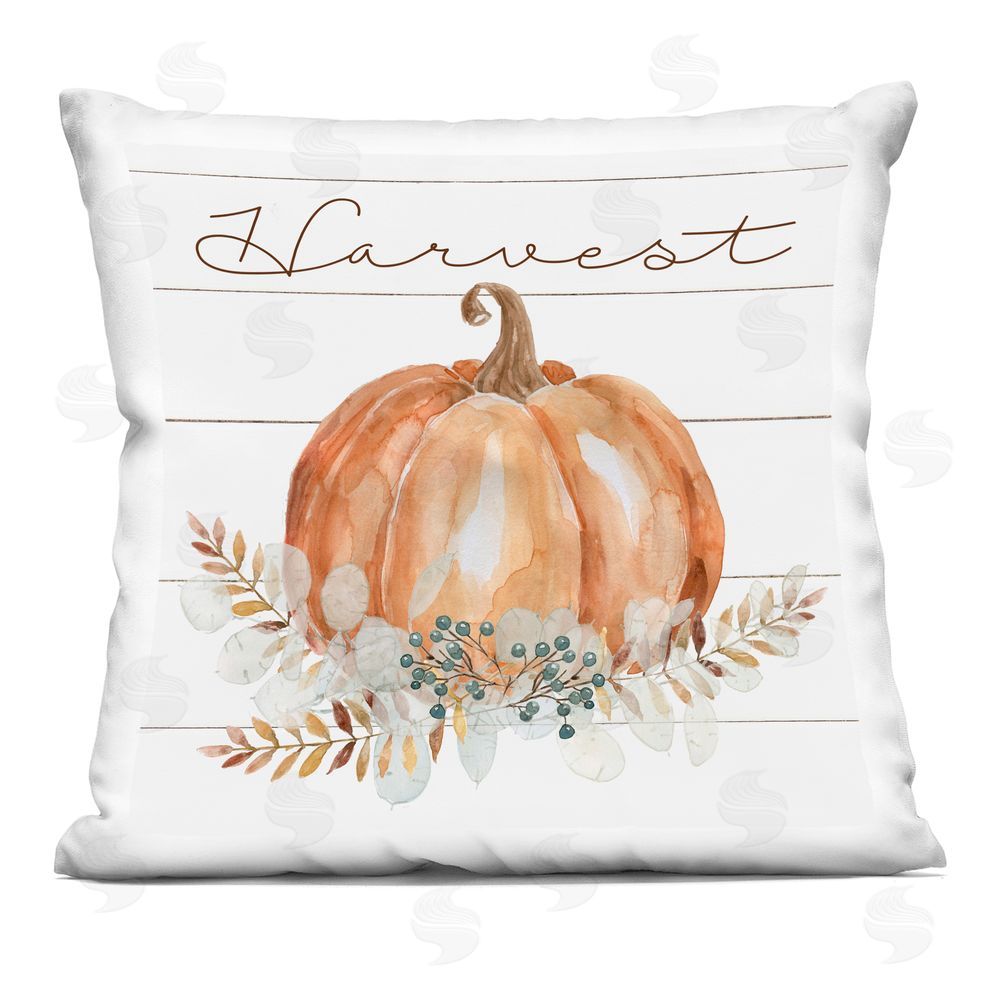 Livi and Finn Autumn Memories Harvest Square Printed Throw Pillow