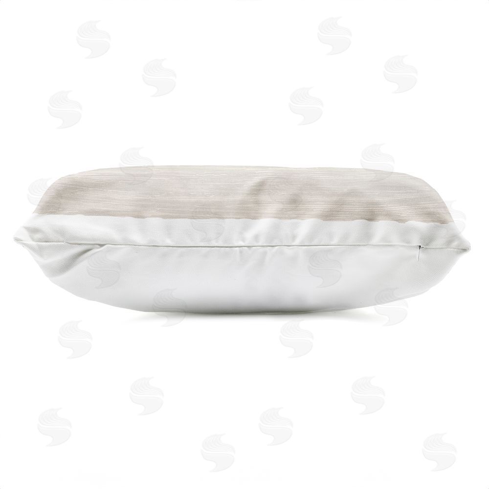 June Erica Vess Brook Trout Rustic Fish Outdoor Quick-Dry Polyester Lumbar Pillow Zipper Detail
