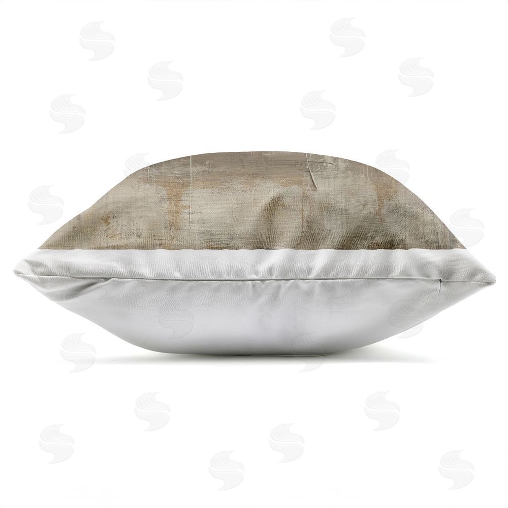 Svetlana Aleynikova Black Swan on Vintage Sofa Outdoor Quick-Dry Polyester Square Throw Pillow Zipper Detail