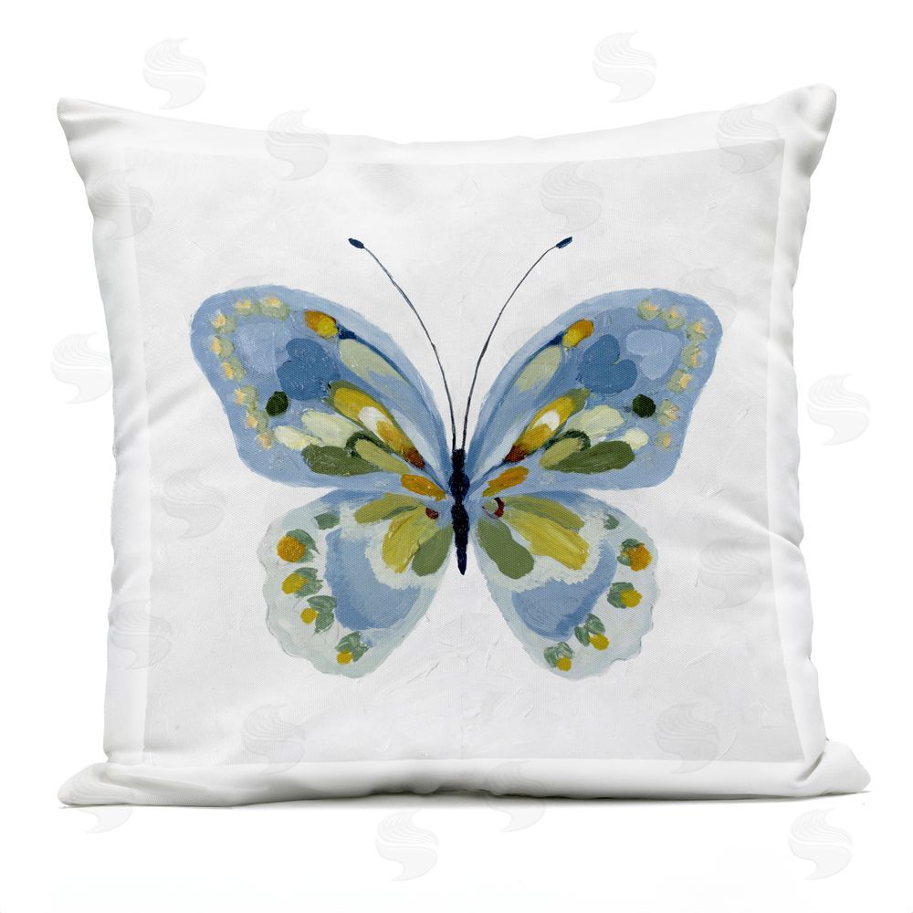 Lanie Loreth Inspired By A Butterfly Outdoor Quick-Dry Polyester Square Throw Pillow