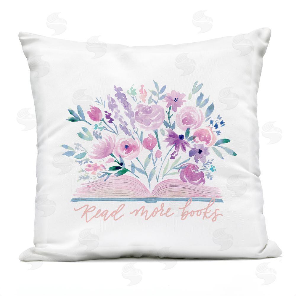Rachel Nieman Read More Books in Bloom Outdoor Quick-Dry Polyester Square Throw Pillow