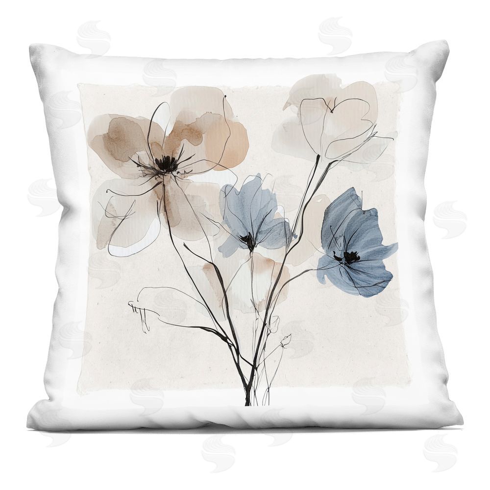 Annabelle Hall Bundle of Reclaimed Pleasures Indoor Plush Polyester Square Throw Pillow